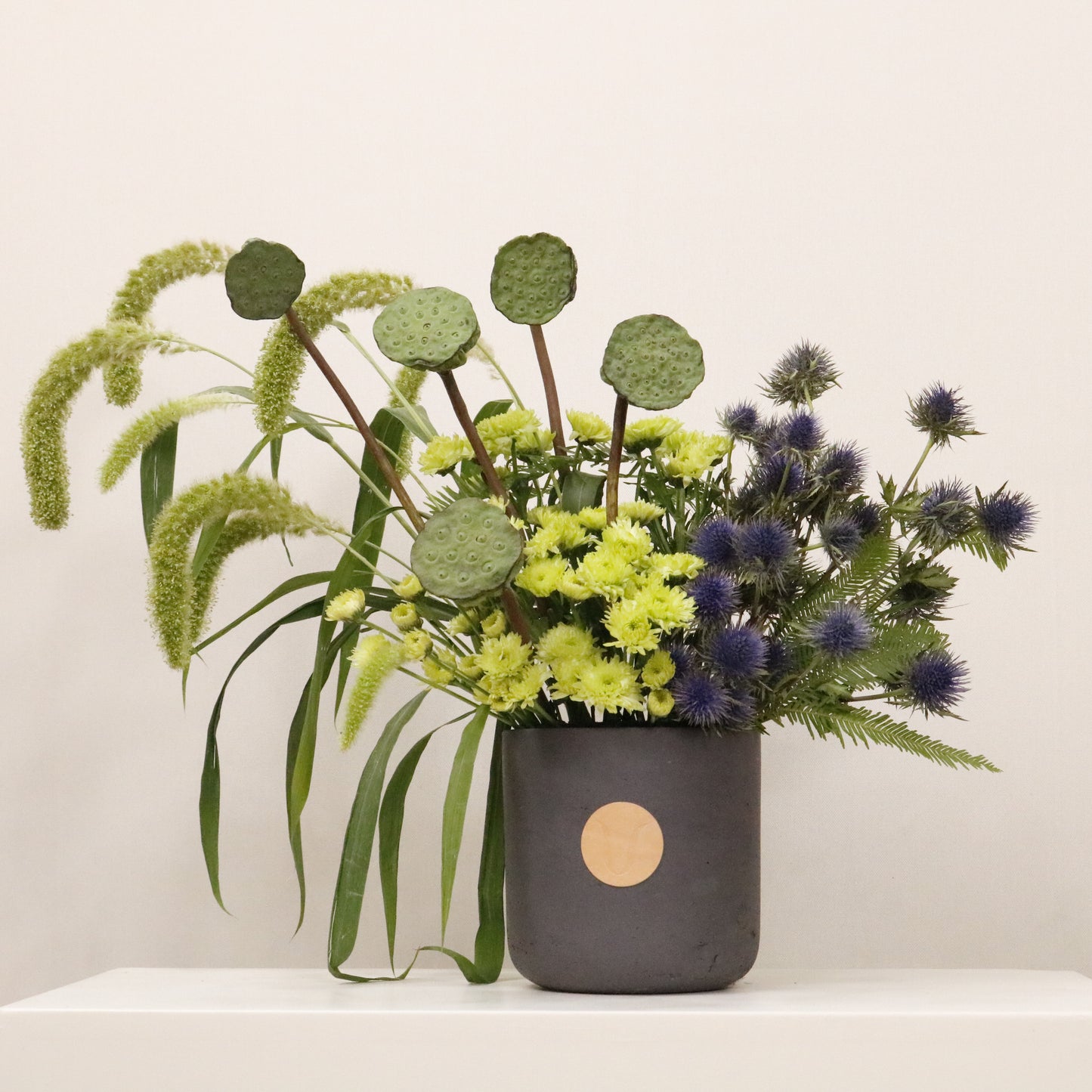 Nature's Touch luxury floral arrangement premium handcrafted natural organic blooms elegant home décor Kuwait Vitali Concept