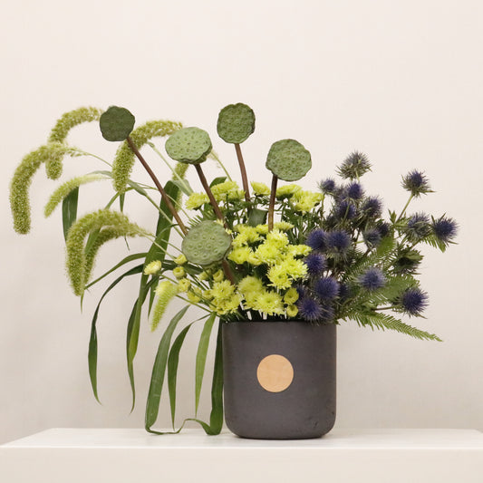 Nature's Touch luxury floral arrangement premium handcrafted natural organic blooms elegant home décor Kuwait Vitali Concept