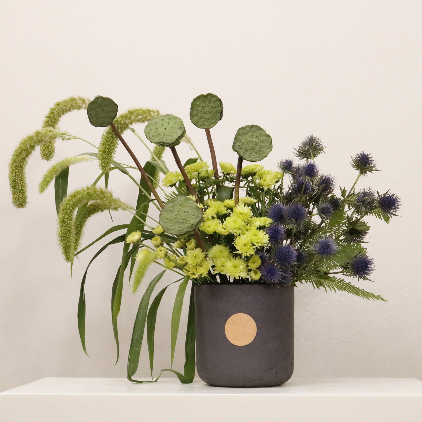 Nature's Touch luxury floral arrangement premium handcrafted natural organic blooms elegant home décor Kuwait Vitali Concept