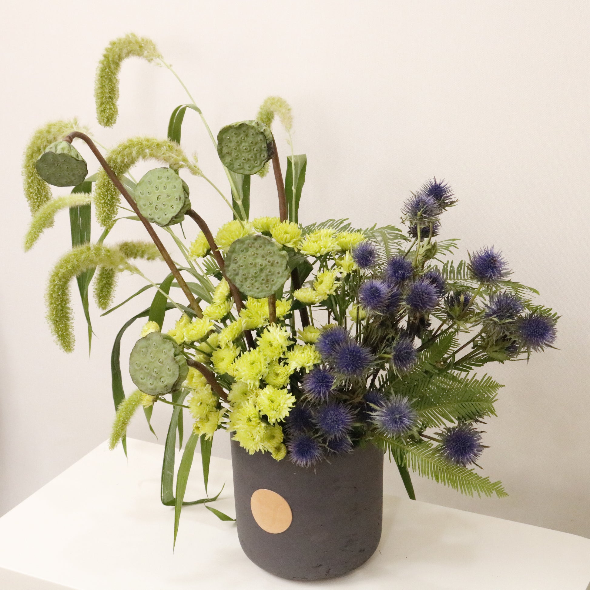 Nature's Touch luxury floral arrangement premium handcrafted natural organic blooms elegant home décor Kuwait Vitali Concept