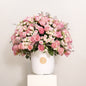 Gardenia III luxury floral arrangement premium pink spray roses sculptural grand interiors Kuwait Vitali Concept