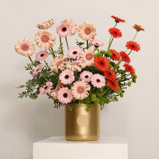 Gerbera Harmony Luxury Floral Arrangement - Vitali Concept Kuwait