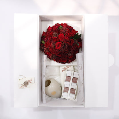 Story in a Box luxury floral gift box premium handcrafted blooms elegant storytelling gifting Kuwait Vitali Concept
