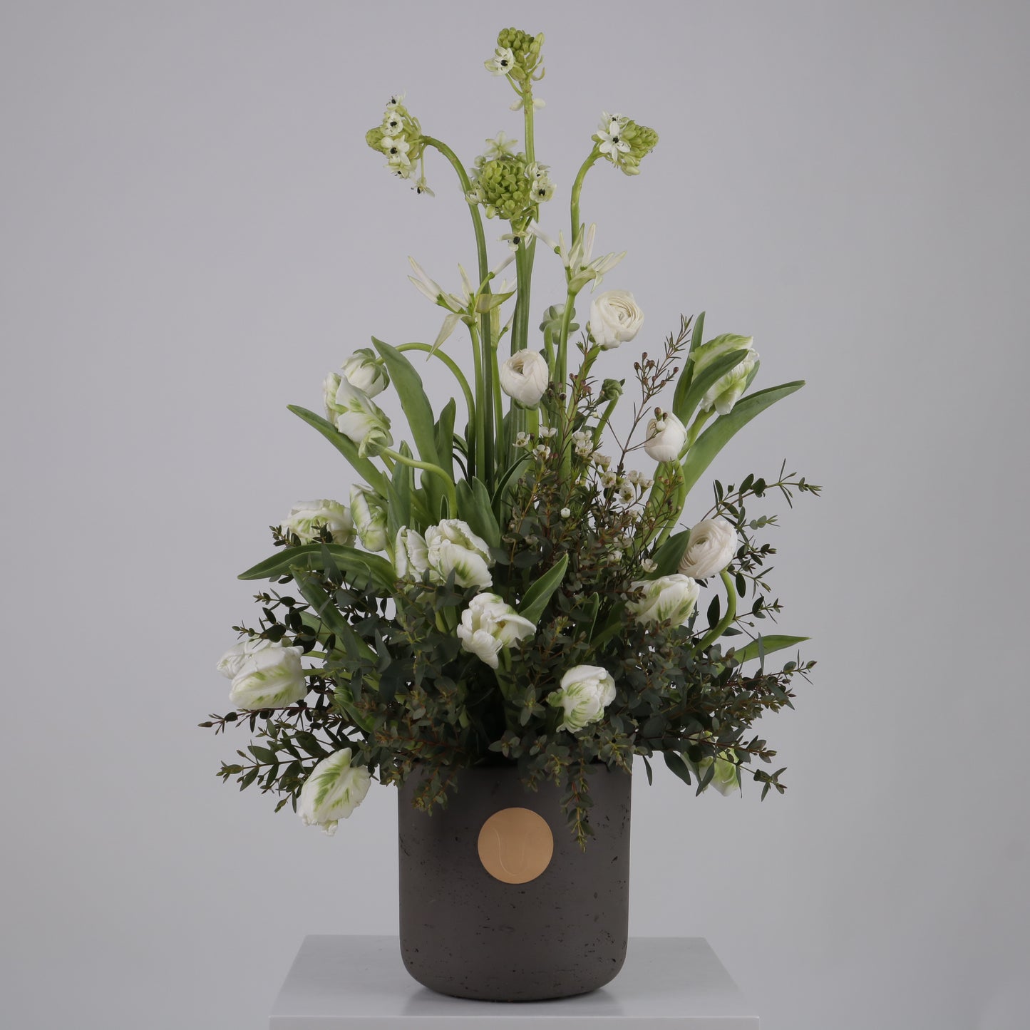 Ethereal Pinnacle luxury floral arrangement premium handcrafted blooms elegant grand statement Kuwait Vitali Concept