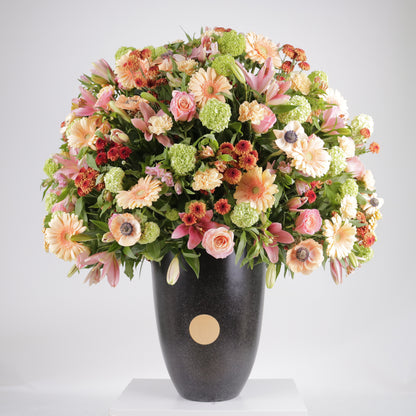 A Grand Symphony luxury floral arrangement premium handcrafted mixed blooms grand statement elegant events Kuwait Vitali Concept