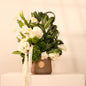 Ondas Clara luxury floral arrangement premium handcrafted soft wave toned blooms elegant gifting Kuwait Vitali Concept