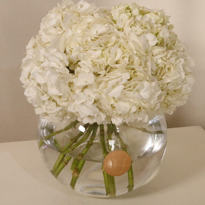 Perla luxury floral arrangement premium handcrafted white pearl toned blooms elegant gifting Kuwait Vitali Concept