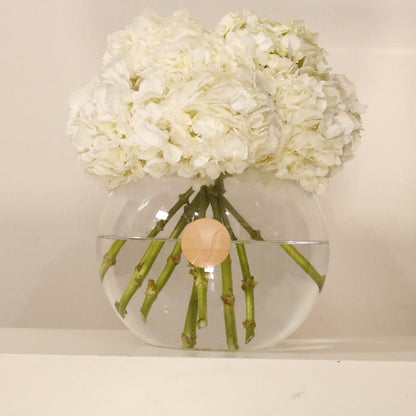 Perla luxury floral arrangement premium handcrafted white pearl toned blooms elegant gifting Kuwait Vitali Concept