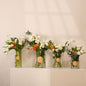 Aurora IX luxury floral collection set of 4 coral tulips white stock flowers eucalyptus Kuwait Vitali Concept