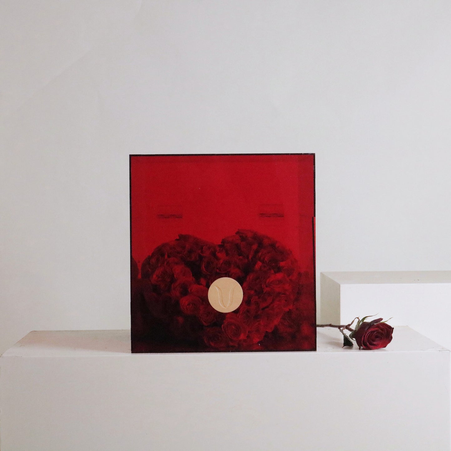 Heart in a Box with red spray roses, symbolizing love and passion, crafted by expert florists in Kuwait.